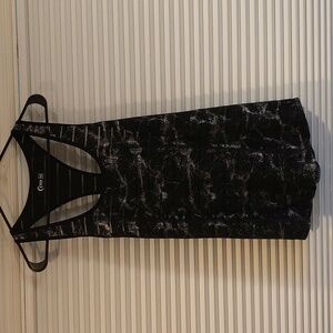 Zyia Active Reflective Havana Tank Top Black Size XXXL